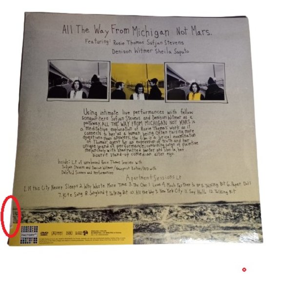 Sealed - All the Way from Michigan Not Mars [Limited Edition] [LP and Dvd] - Picture 3 of 5